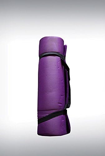Speciman Fitness Gear-Yoga Mat-The Best Workout Mat-Training in Crossfit,Spartan Race,Tough Mudder, Gym, Outdoor,or your WOD workouts-Helps Save Back,Spine,Knees,Elbows for any exercise-Must Own Exercise Equipment-100% Lifetime Guarantee (Purple)