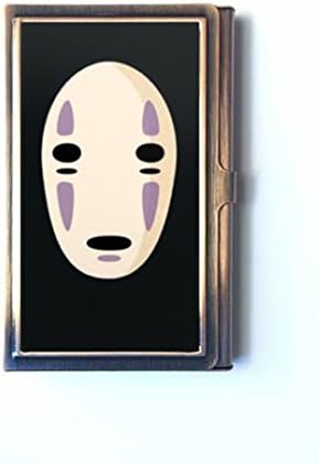 S2099 Spirited Away No Face Custom Business Name Card Holder Stainless steel Bronze Case