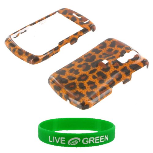 Leopard Design Snap On Hard Case for RIM BlackBerry Curve 8300 8330 Phone, AT&T