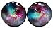 Galaxy Universe Space Unisex Mens Womens Stainless Steel Stud Earrings (9.5 Millimeters)