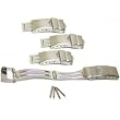 4 12mm Steel Deployment Tri Fold Watch Buckle