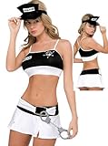 Behind the Badge - Womens Police Sexy Halloween Costume Uniform