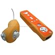 DreamBargains Wii Premium Silicone Sleeve for Remote and Nunchuk - 2 tone - Light Orange/Orange