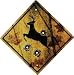 Rivers Edge Deer Crossing Tin Sign Rivers Edge Deer Crossing Tin Sign