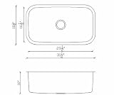 Stainless Steel Undermount Kitchen Sink - Single Bowl