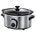 Russell Hobbs 18032 3.5L Slow Cooker - Stainless Steel