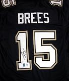 Drew Brees Autographed/Hand Signed Purdue Black Jersey PSA/DNA