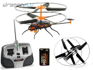 41Ies 1LD8L Micro Mosquito 3.0 RC Helicopter Combo With Extra Rotorset, Tail Propeller and 9V Battery