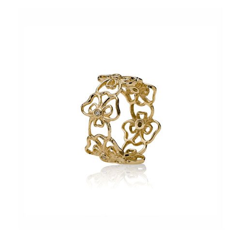 Pandora Damen-Ring 14k Gold Gr&ouml;&szlig;e 56 150139D-56 Preisvergleich