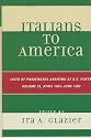 Italians to America: Volume 23 April 1903 - June 1903: List of Passengers Arriving at U.S. Ports