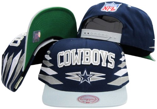 Dallas Cowboys Diamond Two Tone Plastic Snapback Adjustable Snap Back Hat / Cap