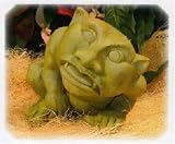 Cast Stone 11 STANDING GARDEN GARGOYLE Gothic SCULPTURE Funny Statue