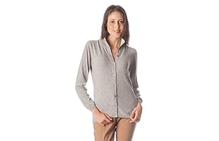 Conte of Cashmere Chaqueta Punto (Gris Moyen)