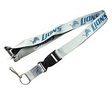 Detroit Lions Clip Lanyard Keychain Id Holder Ticket