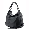 Black Italian Leather Hobo / handbag
