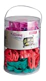 This Morning by Prestige 48-Piece Cookie Cutter including PVC Cylinder