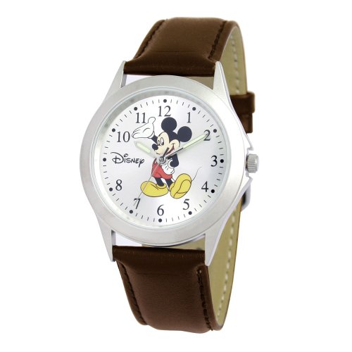 Ewatchfactory Men’s 5096730034 Disney Mickey Mouse Silver Sunray Dial Watch