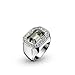 Oliver Weber Ring Castello rhod. bl. diamond L