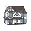 The Greenleaf Harrison Dollhouse Kit