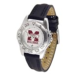 Mississippi State Bulldogs NCAA Sport Ladies Watch (Leather Band)