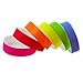 100 WristCo Neon Yellow Tyvek Wristbands for Events Tamper-Proof Design & Fluorescent Color Prevent Reuse Premium-Grade Bracelets for Hospital & Medical ID, Party & VIP Identification