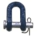 Campbell 416 Round Pin Chain Shackle, Drop-Forged Carbon Steel, Self Colored, 5/16" Trade, 3/4 ton Working Load Limit