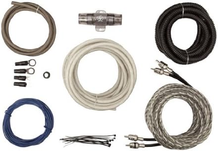 Lightning Audio By Rockford Fosgate LA-80I Amplifier Power Kit with Premium RCA