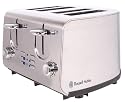 Russell Hobbs 13791 Urban 4 Slice Compact Toaster, Brushed Satin