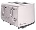 Russell Hobbs 13791 Urban 4 Slice Compact Toaster, Brushed Satin