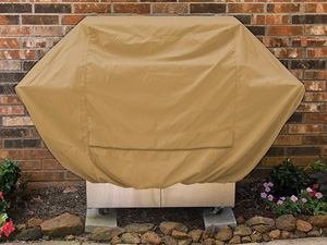BBQ Grill Covers : 90 x 35 x 45 Tan Solution-Dyed Polyester