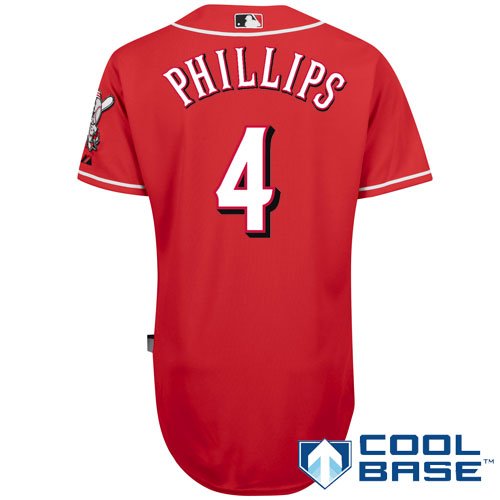 Cincinnati Reds Authentic Brandon Phillips Alternate Cool Base Jersey