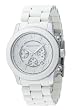 Michael Kors - Men's White Oversized PU Chronograph Watch - MK 8108