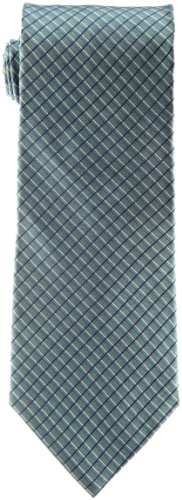 Calvin Klein Men's Steel Jewel Plaids Tie