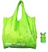 Reusable Shopping Tote Bag - Folded into a Frog - Green