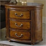Butler Connoisseur's 3 - Drawer Oval Side Chest in Antique Cherry 361011