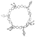 Sterling Silver Music Notes Bracelet