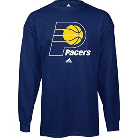 Indiana Pacers adidas Primary Logo Long Sleeve T-Shirt