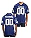 Custom Football Replica Team Jersey (Small, Royal Blue)
