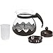 Kole Glass Teapot with Infuser, 42oz./ 1.25 LT