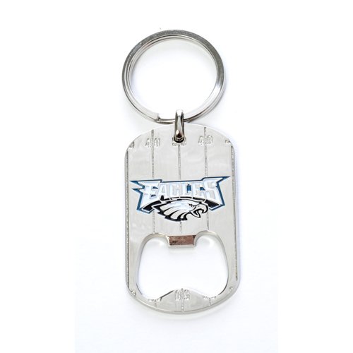 Philadelphia Eagles Dog Tag Bottle Opener Keychain