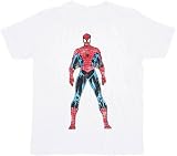  : Spider-man Two-Sided Image White T-shirt Tee