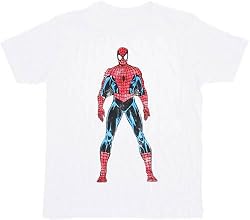 Spider-man Two-Sided Image White T-shirt Tee