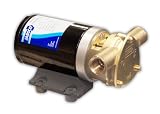 Jabsco 18670-0123 Marine Water Puppy Bilge/Sump Flexible Impeller Commercial Duty Pump (470-GPH, 12-Volt, 15-Amp Non-CE, 1/2" NPT Ports)