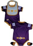 LA Lakers Team Color Creeper with Bib and Booties
