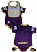 LA Lakers Team Color Creeper with Bib and Booties