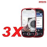 3-Pack Samsung Seek M350 Combo Mirror Screen Protector for Samsung Seek M35 ....