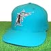 Sporting Goods : 1993-94 Florida Marlins Solid Teal Fitted Hat
