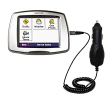 Rapid Car / Auto Charger for the Garmin StreetPilot C580 - Gomadic Brand w/ TipExchange Technology