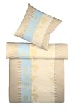 Kaeppel G-009186-56D3-VAKN Bettw&auml;sche Malve Satin 2-teilig, 155 x 220 cm Farbe: creme