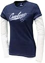 Dallas Cowboys Women's Littleton Long Sleeve Layered T-Shirt